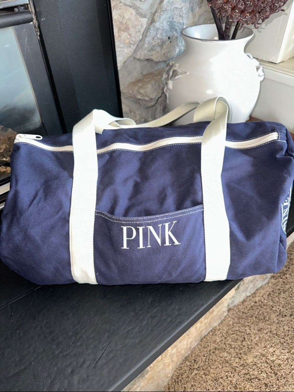 PINK Canvas Duffel